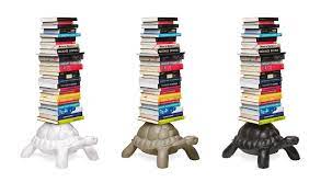 QEEBO Turtle Carry Bookshelf Dove Grey L40 W58 H93cm