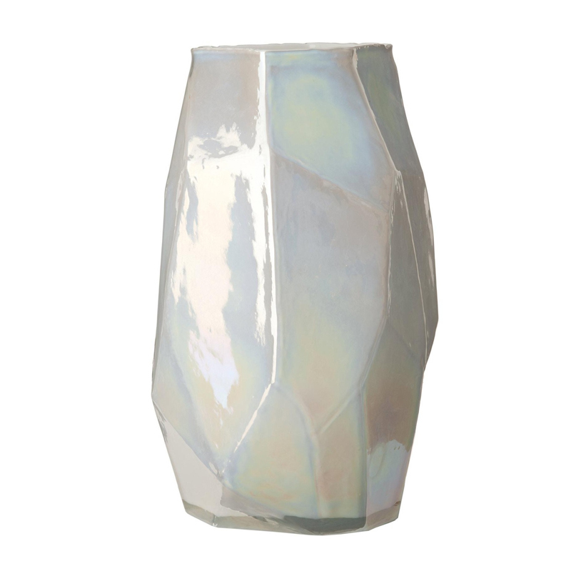 POLSPOTTEN Vase Graphic Luster White L