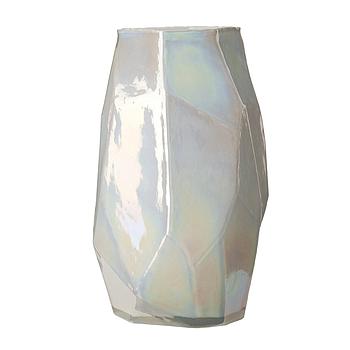 POLSPOTTEN Vase Graphic Luster White L